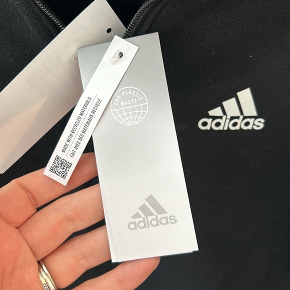 NWT Adidas cropped quarter zip - Picture 3 of 7
